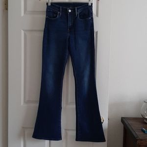 Levi's wide leg blue jeans